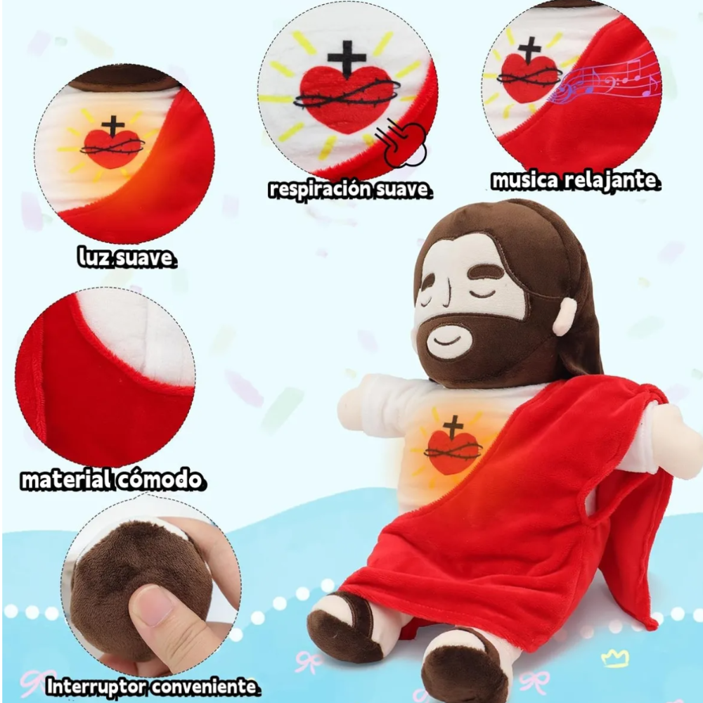 Peluche Jesús Respiración Antiestrés