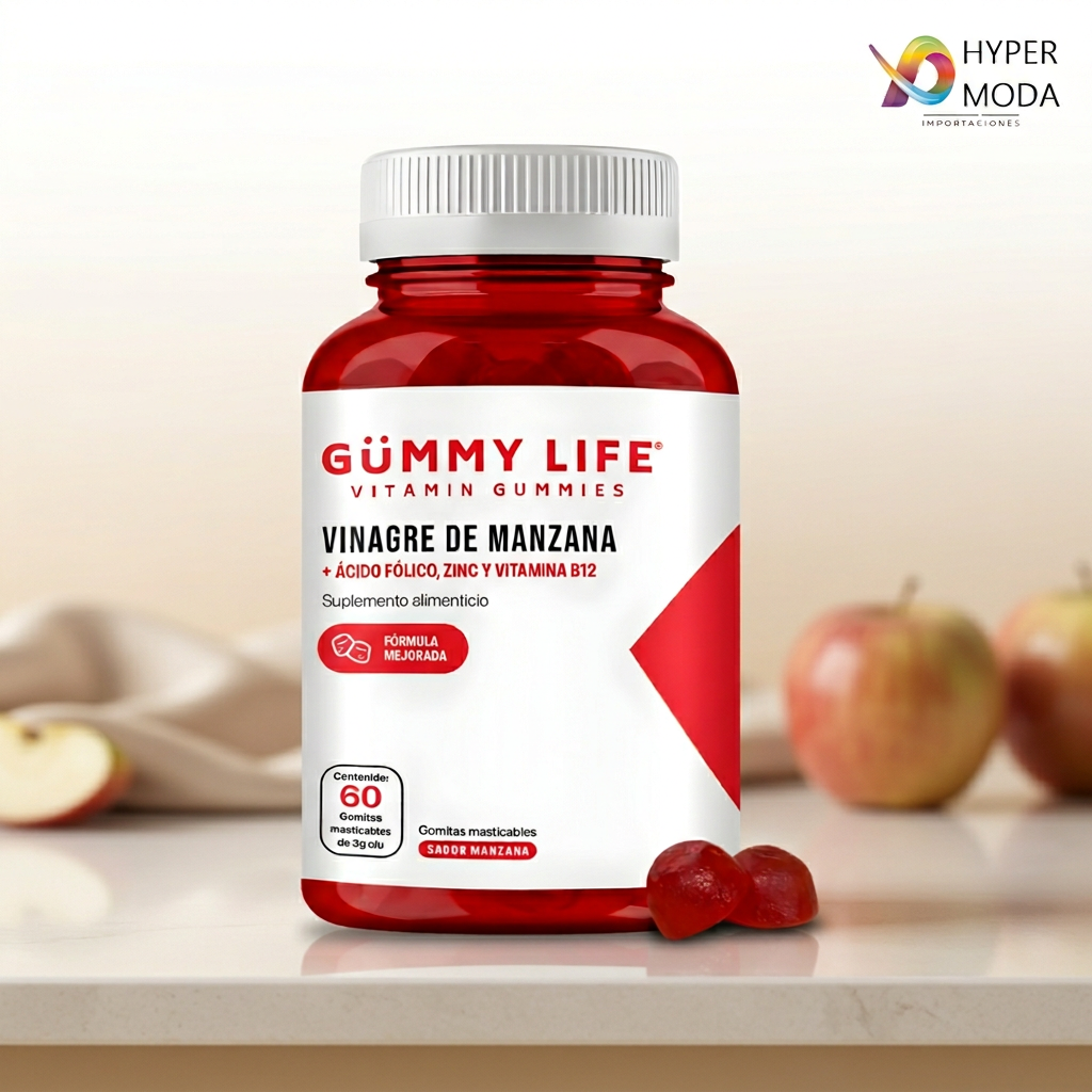 SUPLEMENTO GUMMY LIFE VINAGRE DE MANZANA 1